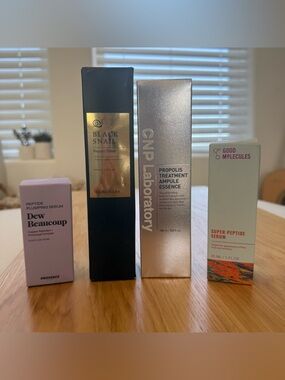 Toner Ampule and Serum Bundle Lot - Provence, Black Snail, CNP Laboratory